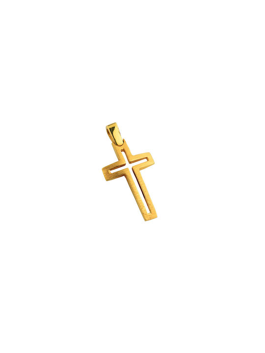 Dimiourgiko Vildiridis Men's Gold Cross 18K