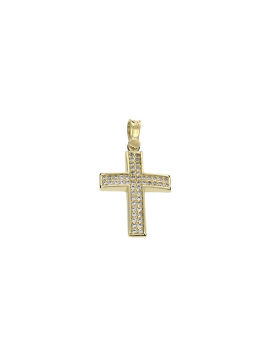 Dimiourgiko Vildiridis Damen Gold Kreuz 9K