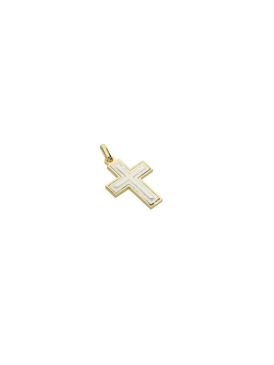 Dimiourgiko Vildiridis Herren Gold Kreuz 14K