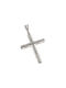 Dimiourgiko Vildiridis Men's White Gold Cross 18K