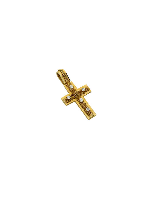 Dimiourgiko Vildiridis Gold Cross 18K