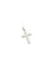 Dimiourgiko Vildiridis Men's White Gold Cross 18K