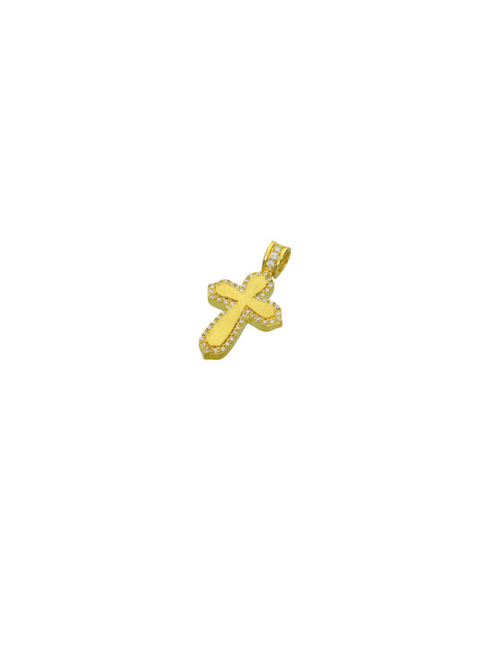 Dimiourgiko Vildiridis Women's Gold Cross 14K