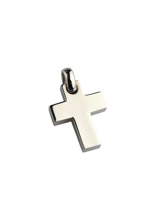 Dimiourgiko Vildiridis Herren Weißgold Kreuz 14K