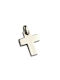 Dimiourgiko Vildiridis Men's White Gold Cross 14K