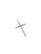 Dimiourgiko Vildiridis White Gold Cross 18K