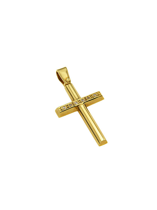 Dimiourgiko Vildiridis Women's Gold Cross 14K