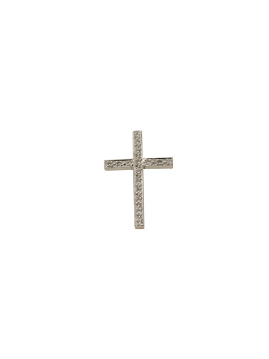 Dimiourgiko Vildiridis Weißgold Kreuz 18K