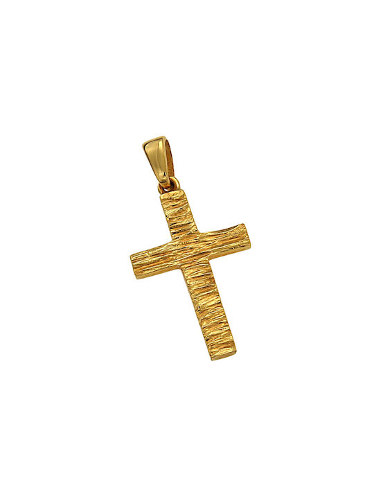 Dimiourgiko Vildiridis Herren Gold Kreuz 18K