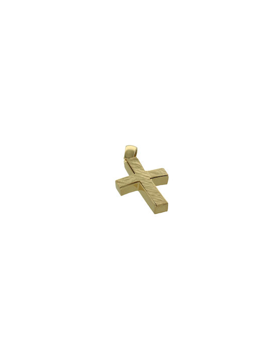 Dimiourgiko Vildiridis Herren Gold Kreuz 14K