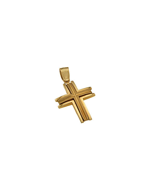 Dimiourgiko Vildiridis Herren Gold Kreuz 14K