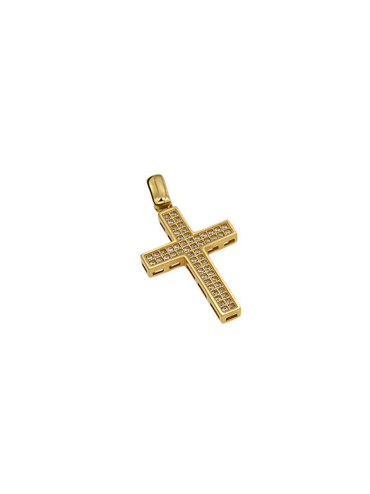 Dimiourgiko Vildiridis Damen Gold Kreuz 14K