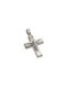 Dimiourgiko Vildiridis Men's White Gold Cross 14K with the Crucified