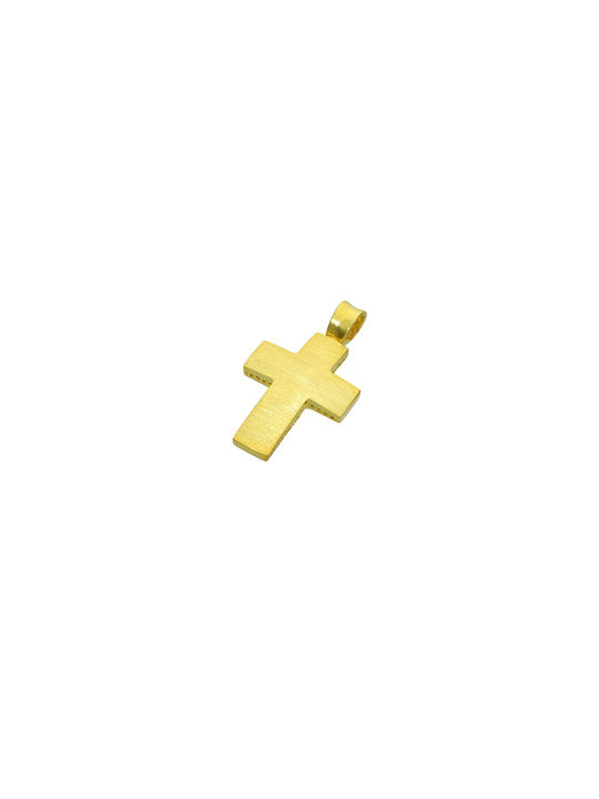 Dimiourgiko Vildiridis Men's Gold Cross 14K