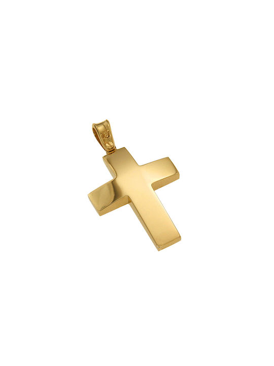 Dimiourgiko Vildiridis Herren Gold Kreuz 18K