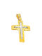 Gatsa Men's Gold Cross 14K