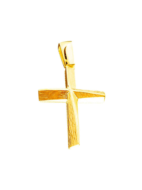 Gatsa Herren Gold Kreuz 14K