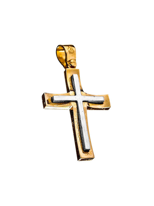 Gatsa Herren Gold Kreuz 14K