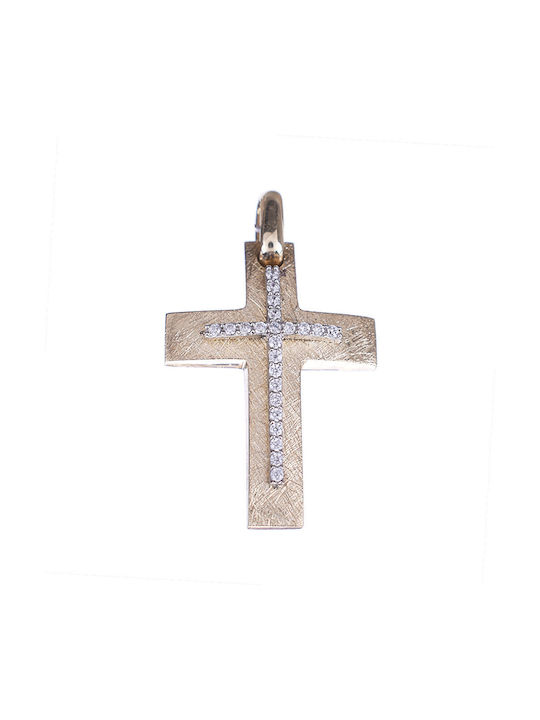 Gatsa Damen Gold Kreuz 14K