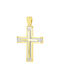 Gatsa Herren Gold Kreuz 14K