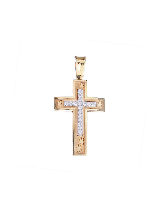 Gatsa Damen Gold Kreuz 14K