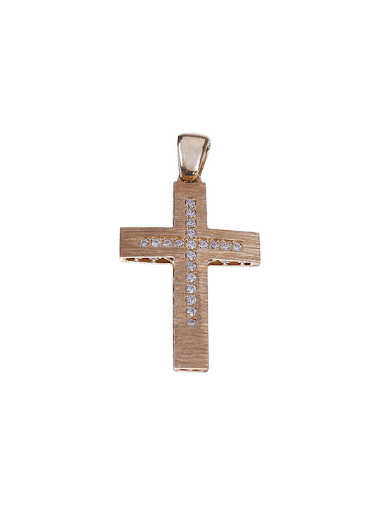 Gatsa Women's Gold Cross 14K