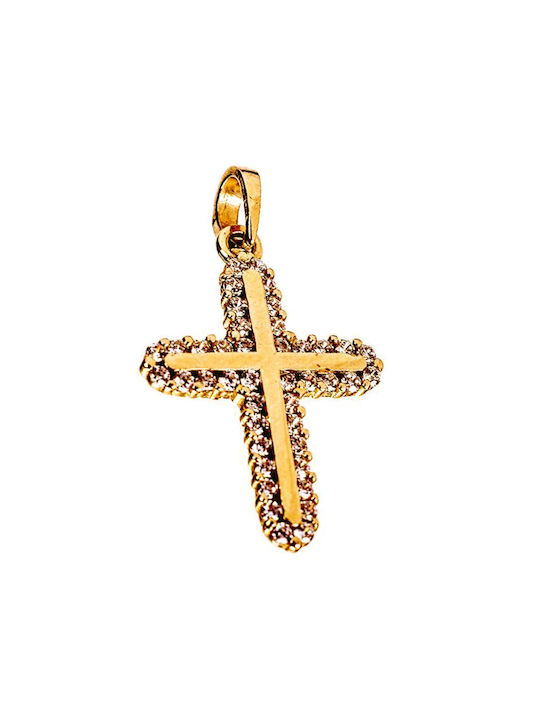 Gatsa Women's Gold Cross 14K