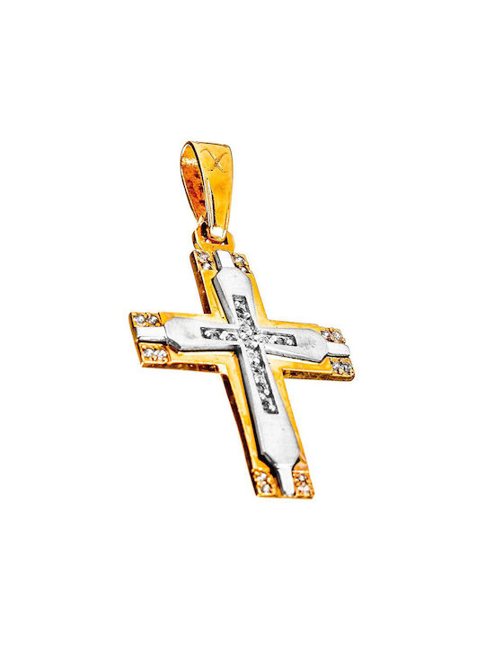 Gatsa Women's Gold Cross 14K