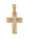 Mertzios.gr Gold Cross 14K with the Crucified