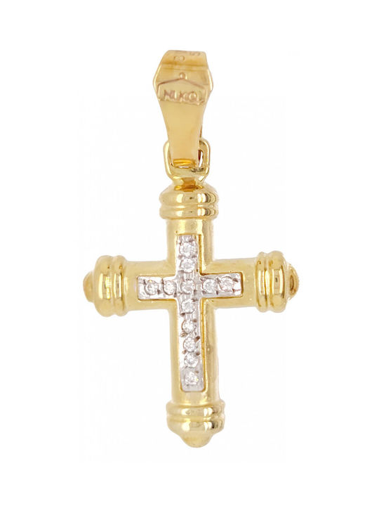 Mertzios.gr Gold Cross 14K