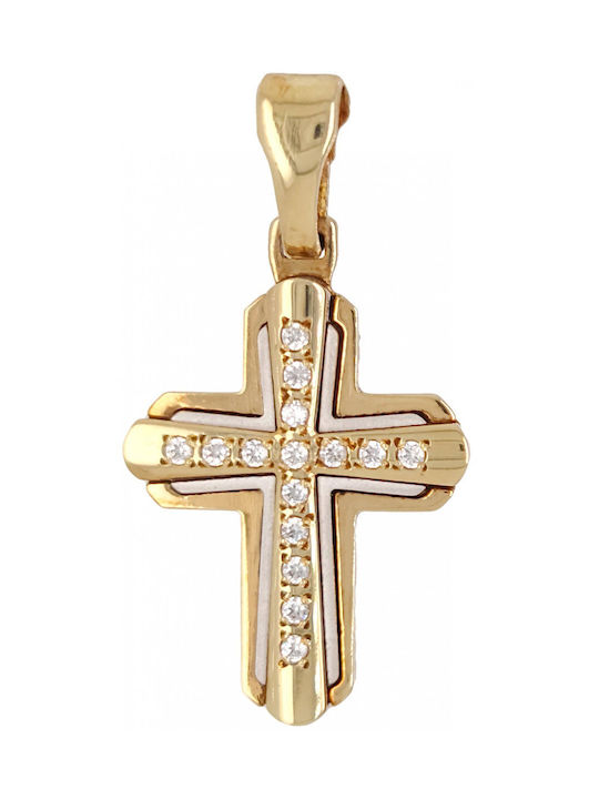 Mertzios.gr Gold Cross 14K