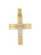 Mertzios.gr Gold Cross 14K with the Crucified