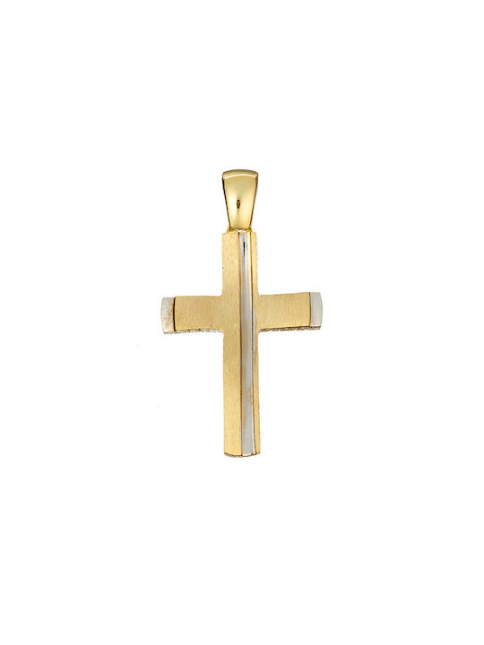 Papoulidis Jewellery Herren Gold Kreuz 14K