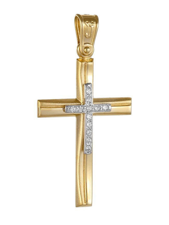 Papoulidis Jewellery Χρυσός Σταυρός 14Κ Papoulidis Jewellery Χρυσός Σταυρός 14Κ