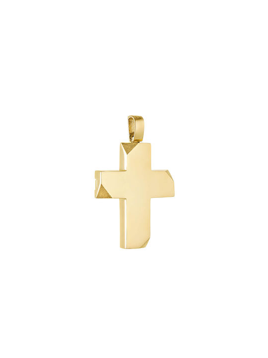 Papoulidis Jewellery Herren Gold Kreuz 14K