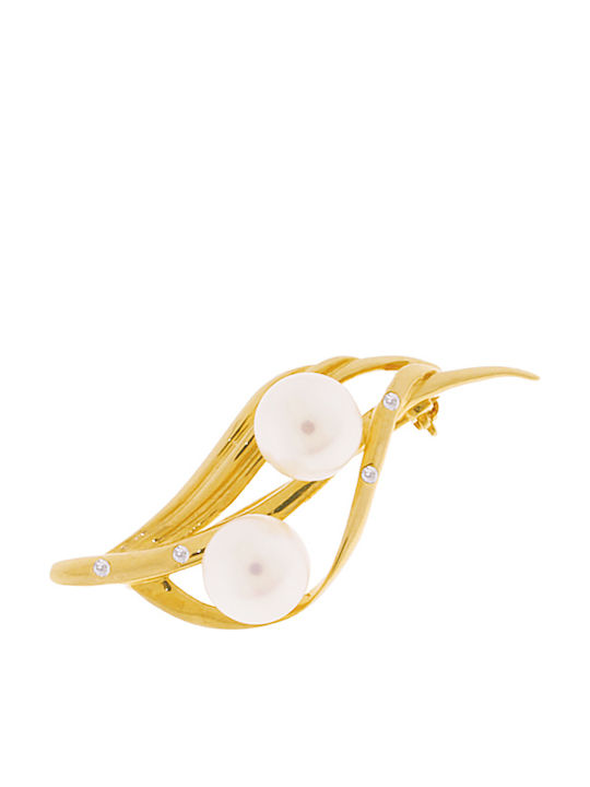Margaritari Brosche aus 18K Gold Margaritari Brosche aus 18K Gold