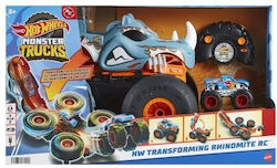 Hot Wheels Monster Trucks Rhinomite 2 Σε 1 Remote Controlled Car 1:15
