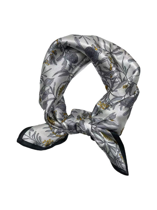 Intimonna Women's Silk Scarf White