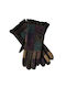 Potre Lila Leder Handschuhe