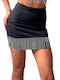 Chica Mini Skirt in Black color