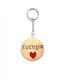 Wooden Art Handmade Wooden Keychain