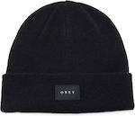 Obey Knitted Beanie Cap Black