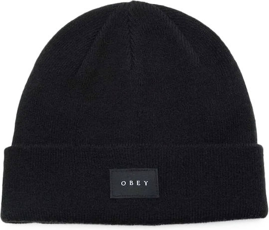 Knitted Beanie Cap Black