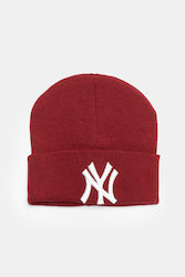 Decoro Knitted Beanie Cap Burgundy