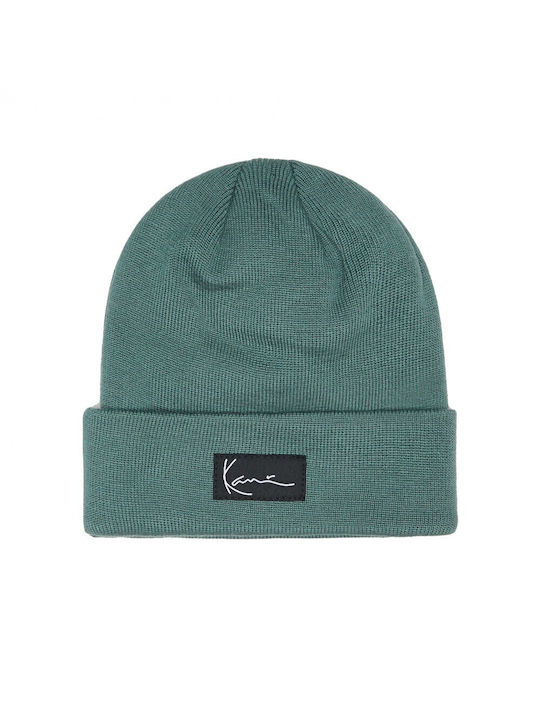 Karl Kani SIGNATURE Knitted Beanie Cap Blue