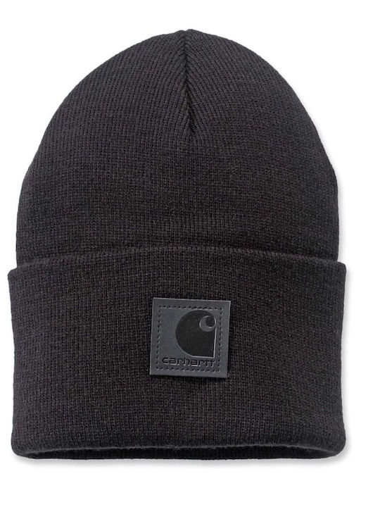 Beanie Unisex Beanie Knitted in Black color