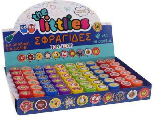 The Littlies Σφραγίδες Δασκάλου Ελληνικά για Παιδιά 3+ Ετών (Διάφορα Σχέδια) 1τμχ 60τμχ