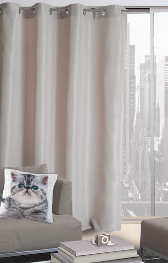 Das Home Curtain with Grommet 2010 Ecru 140x280cm