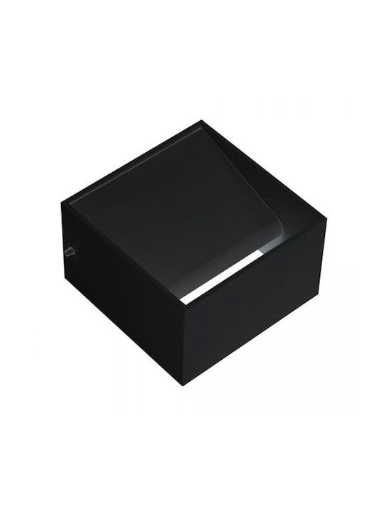Horoz Electric Leuchte Wand mit Integrierter LED und Neutralweißes Licht Schwarz