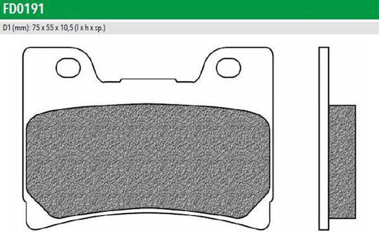 Newfren Τακάκια Μοτοσυκλέτας για Yamaha TDM 850 / V-MAX